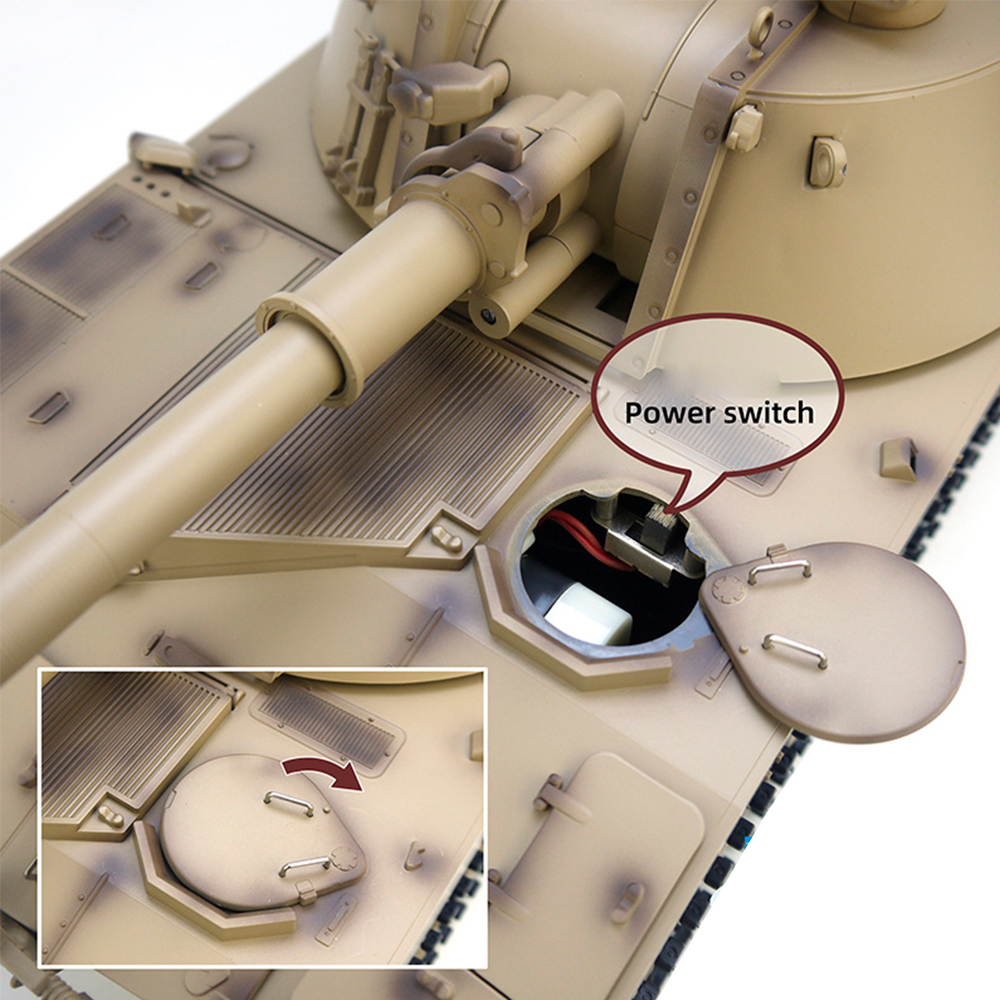 Tongde Model M2109 M109A2 1/16 2.4G RC Tank Loud Speaker Battle Shooting RC Car Vehicle Models RTR Toys