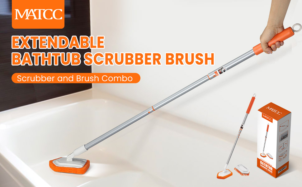 Extendable Tub And Tile Scrubber