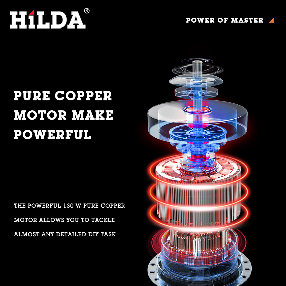HILDA 220V Electric Drill Grinder Engraver Pen Grinder Mini Drill Electric Rotary Tool Grinding Machine Accessories