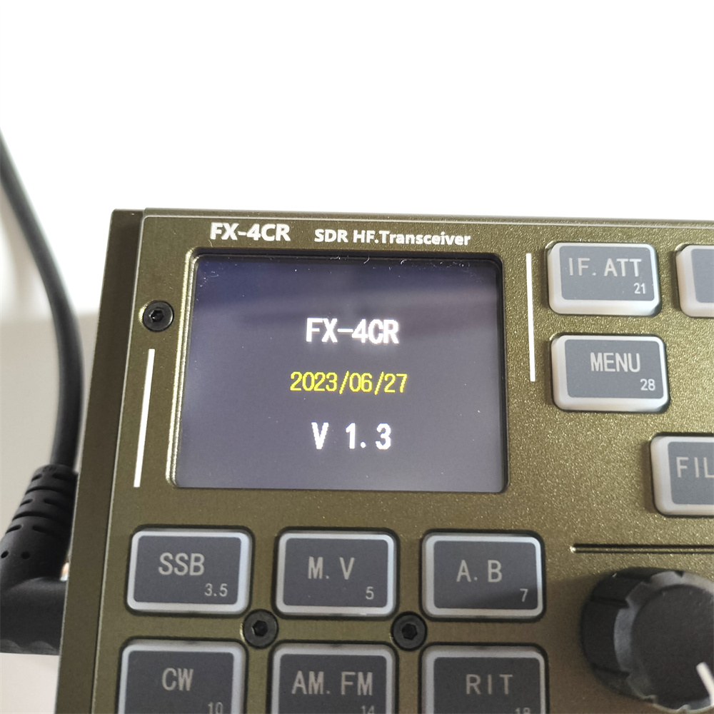 FX-4CR Radio SDR HF Transceiver with 1-20W Continuously Adjustable Power Range Support USB/LSB/CW/AM/FW Modes Short-wave FX4CR