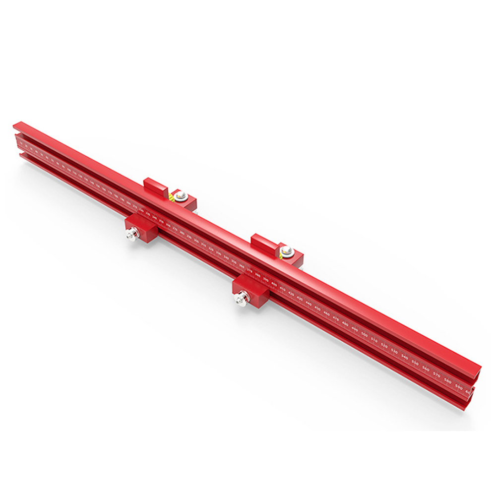 600mm Aluminum Alloy Woodworking Guide Rail Fence Table Saw Cutting Slotting Track Parallel Guide System