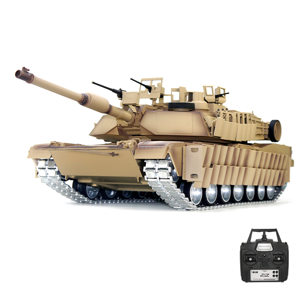 Tongde Model M1212 American MIA2 SEP TUSK II ABRAMS 1/16 2.4G RC Tank Loud Speaker Battle Shooting RC Car Vehicle Models RTR Toys