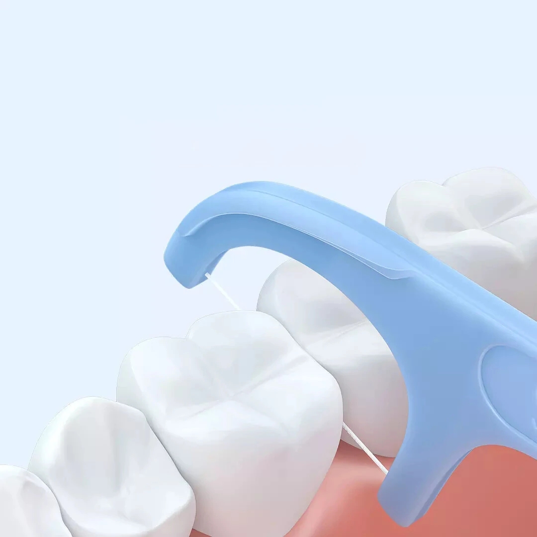 SOOCAS 50pcs Care Professional Dental Floss Ergonomic Design Testing Food Grade
