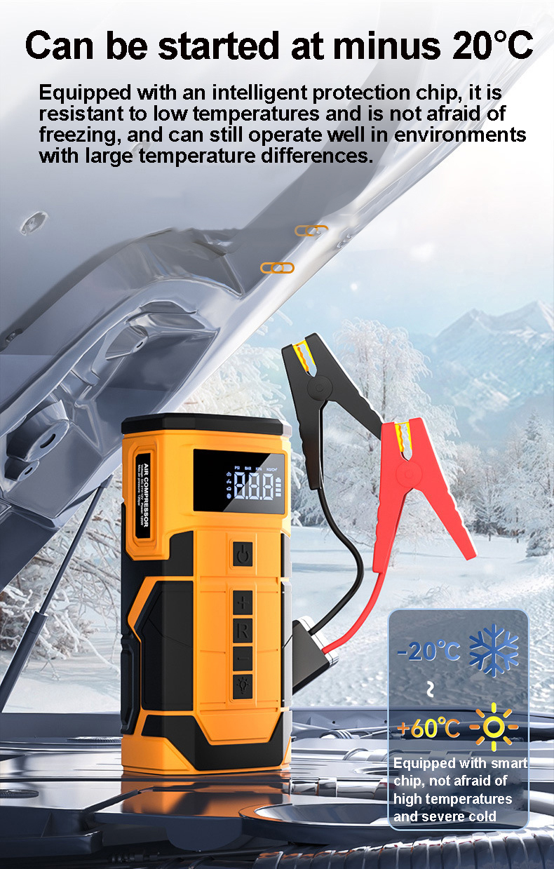 Leistungsstarkes 8400mAh Starthilfe-Auto-Notstromversorgung mit Luftpumpe  All-in-One Notfallbatterie Sale - Banggood Deutschland Mobile