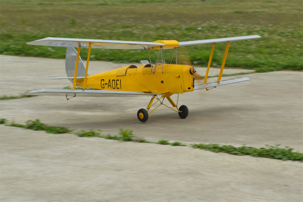 Tony Ray's Aero Model DH.82 Tiger Moth 1/6 Balsawood 1500mm Wingspan RC Airplane KIT
