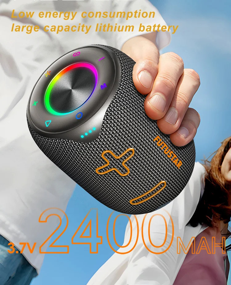 X60 20W ポータブルスピーカー ワイヤレス Bluetooth スピーカー 57mm