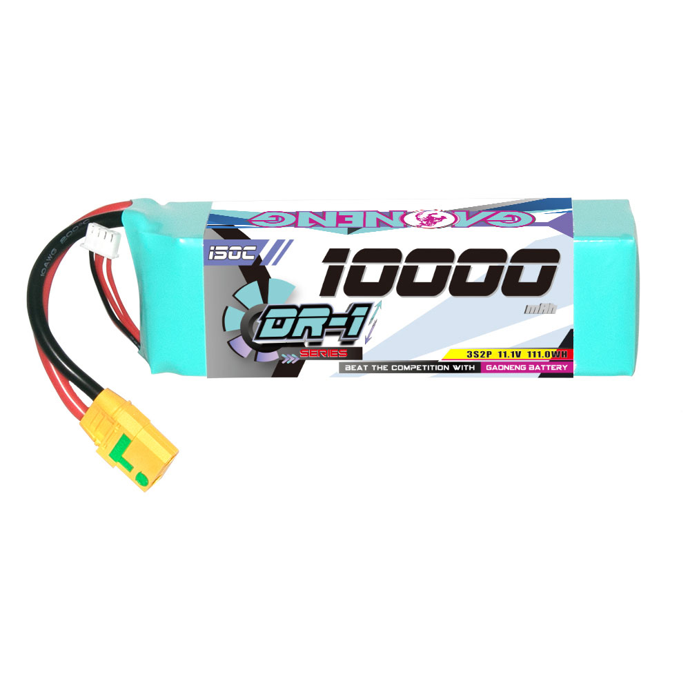 Gaoneng 14.8V 10000mAh 150C 4S LiPo Battery T/XT60/XT90S Plug for 1/8 RC Cars