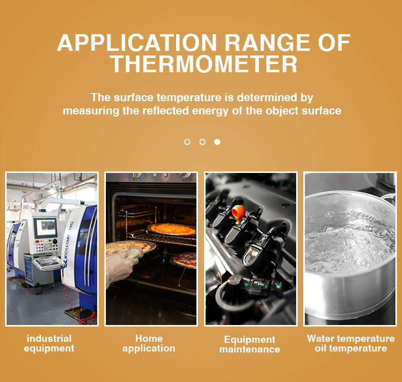 MESTEK Advanced Infrared Thermometer IRO2C Wide Temperature Range (-50°C to 800°C) Adjustable Emissivity 12-Point Laser Inverted Color Screen HD Backlight Accurate Measurements Ideal for Industrial HVAC and Home Use