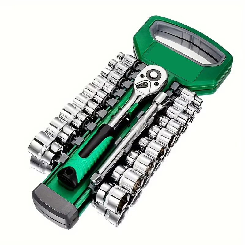 CRV 3/8 ラチェットソケットレンチセット 21 ピース クロムバナジウム