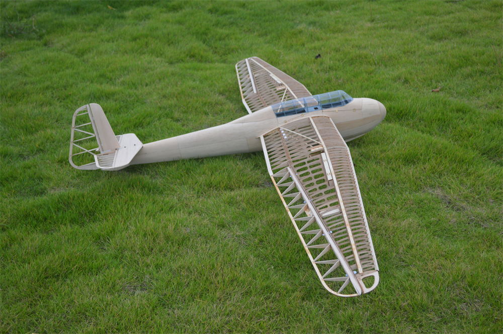 Tony Ray's Aero Model DFS Kranich 3000mm Wingspan 1/6 Scale Balsawood RC Airplane Glider KIT