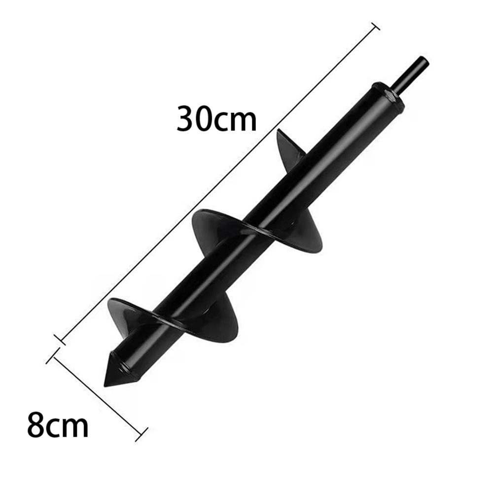 8cm Diameter Earth Auger Hole Digger Tools Planting Machine Drill Bit Fence Borer Petrol Post Hole Digger Garden Tool 4 Size Option