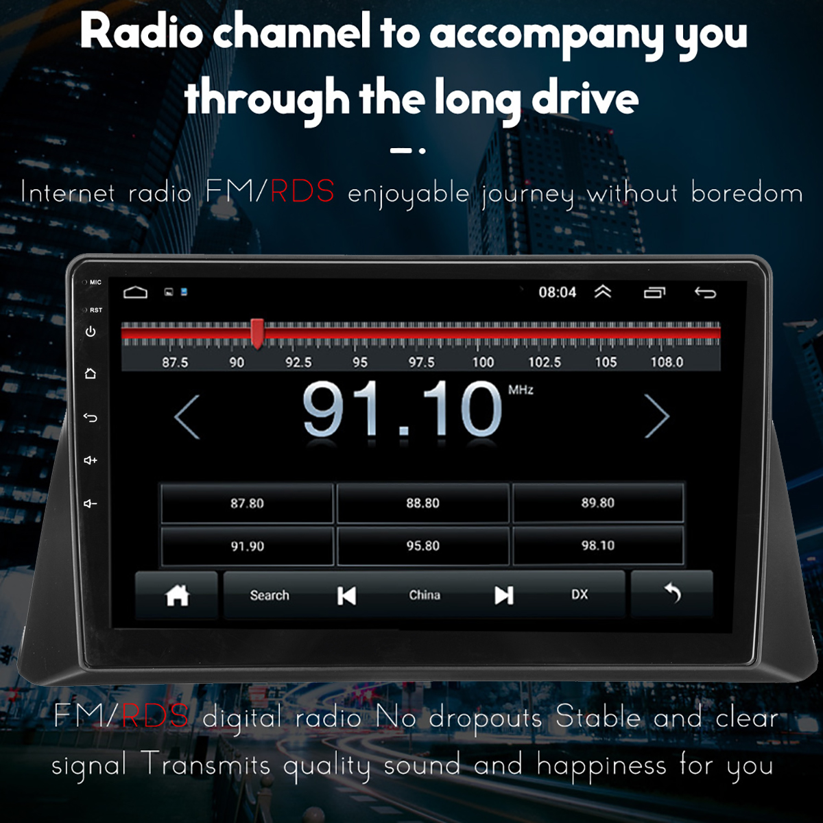 9'' Android 10.1 1+16G Car Stereo Radio WIFI GPS Navigation For Honda Accord 8th 2008-13