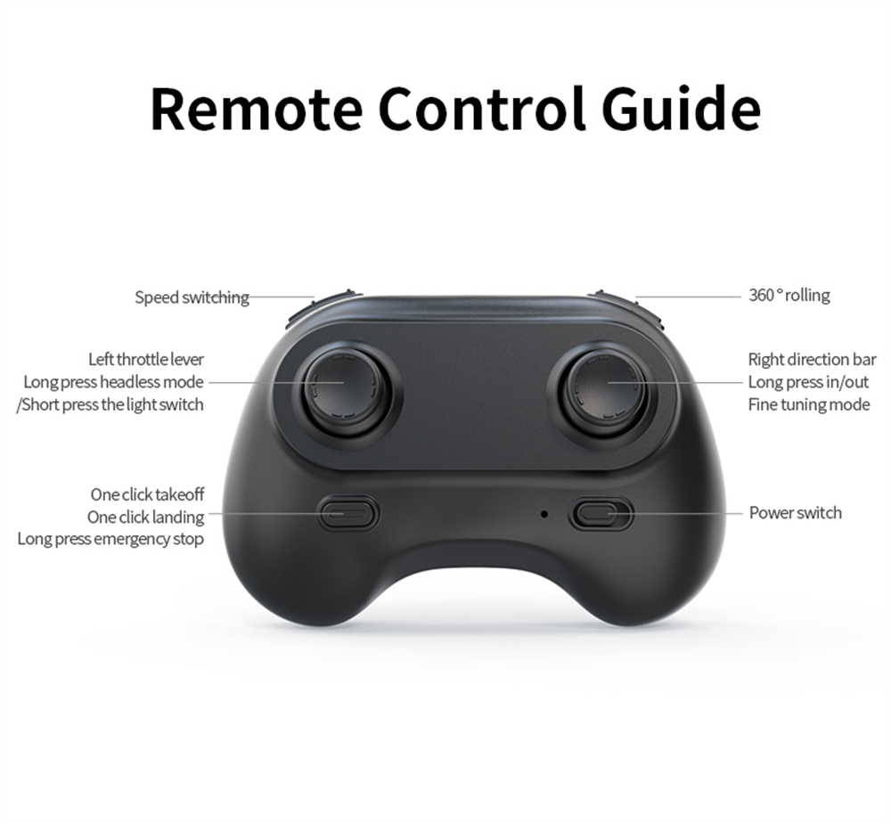 XKJ K100 MAX MINI WiFi FPV with LCD Screen Controller HD Dual Camera Optical Flow Hover Dazzling Lights Circle Protection Kids Gifts 2.4G 4CH 6-Axis Remote Control RC Toys Drone Quadcopter RTF