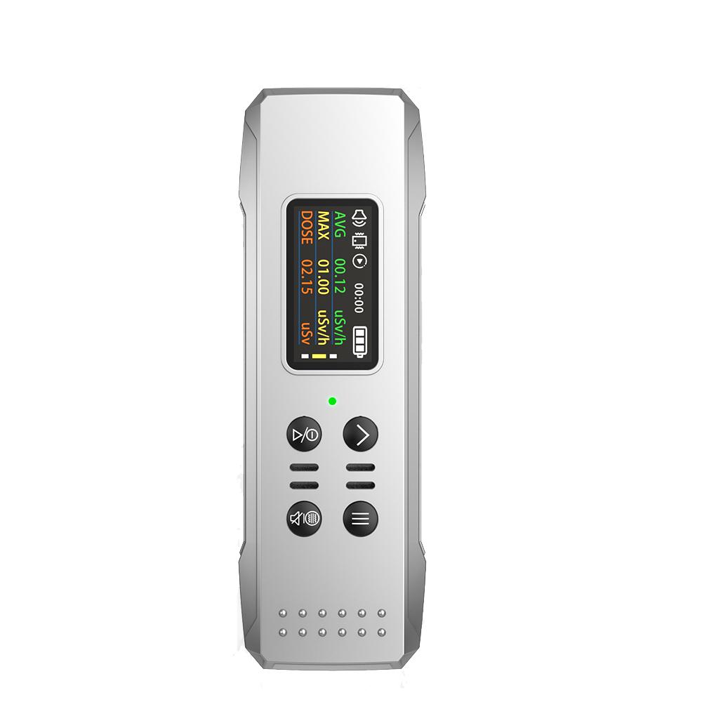 Advanced Nuclear Radiation Detector High Sensitivity 0.05uSv/h~10mSv/h Long Battery Life Customizable Alarm Real-Time Monitoring Compact Design