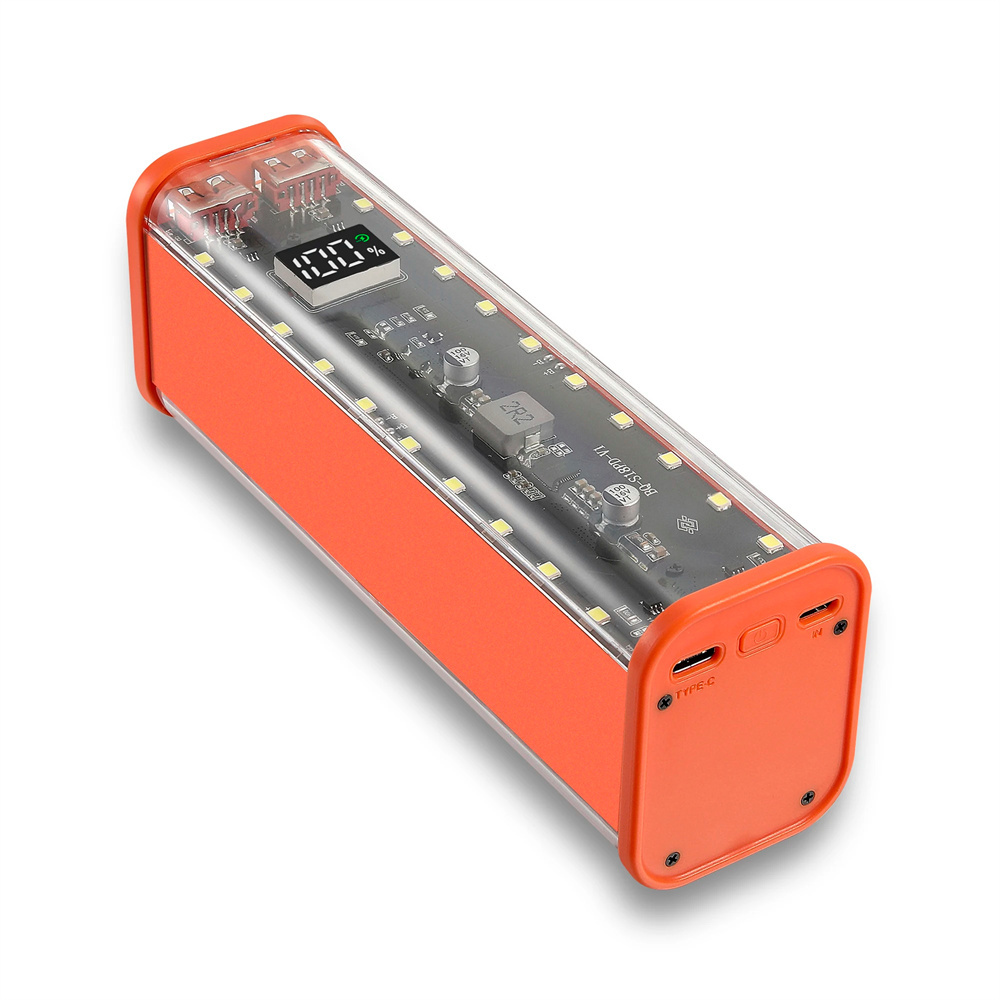 20*18650 Custodia per Power Bank Staccabile 22,5 W PD QC3.0 Ricarica
