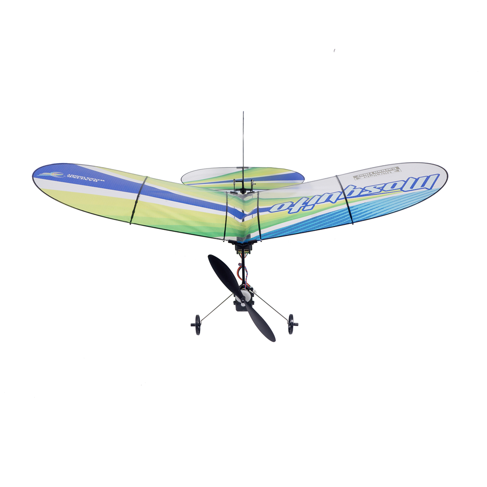 Dancing wings hobby e43 mosquito 360mm wingspan slow flyer indoor mini rc airplane pnp with dsmx/2 rx & tx combo 