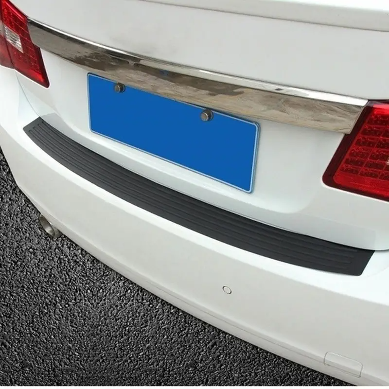 Universal Car Rear Bumper Protector Sticker Trunk Sill Grard Rubber Strip Cover Pad Rear Trunk Protection Sticker
