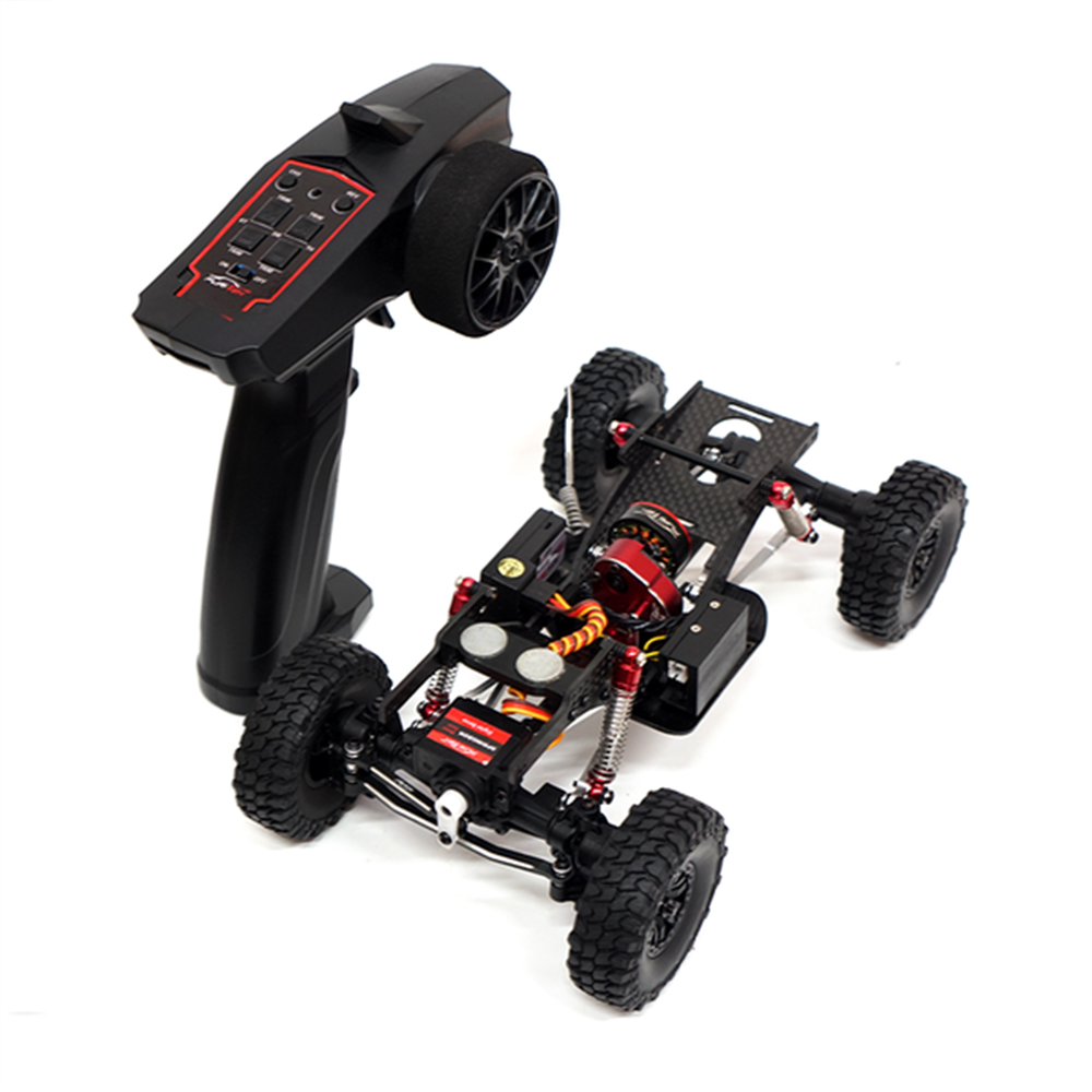 FURITEK CAYMAN PRO FUR-2269 1/24 4X4 Carbon Fiber RC Car Kit Brushless Micro Rock Crawler Truck Mini Komodo Full SCX24 Stellar Transmission with TX RX Vehicles Models