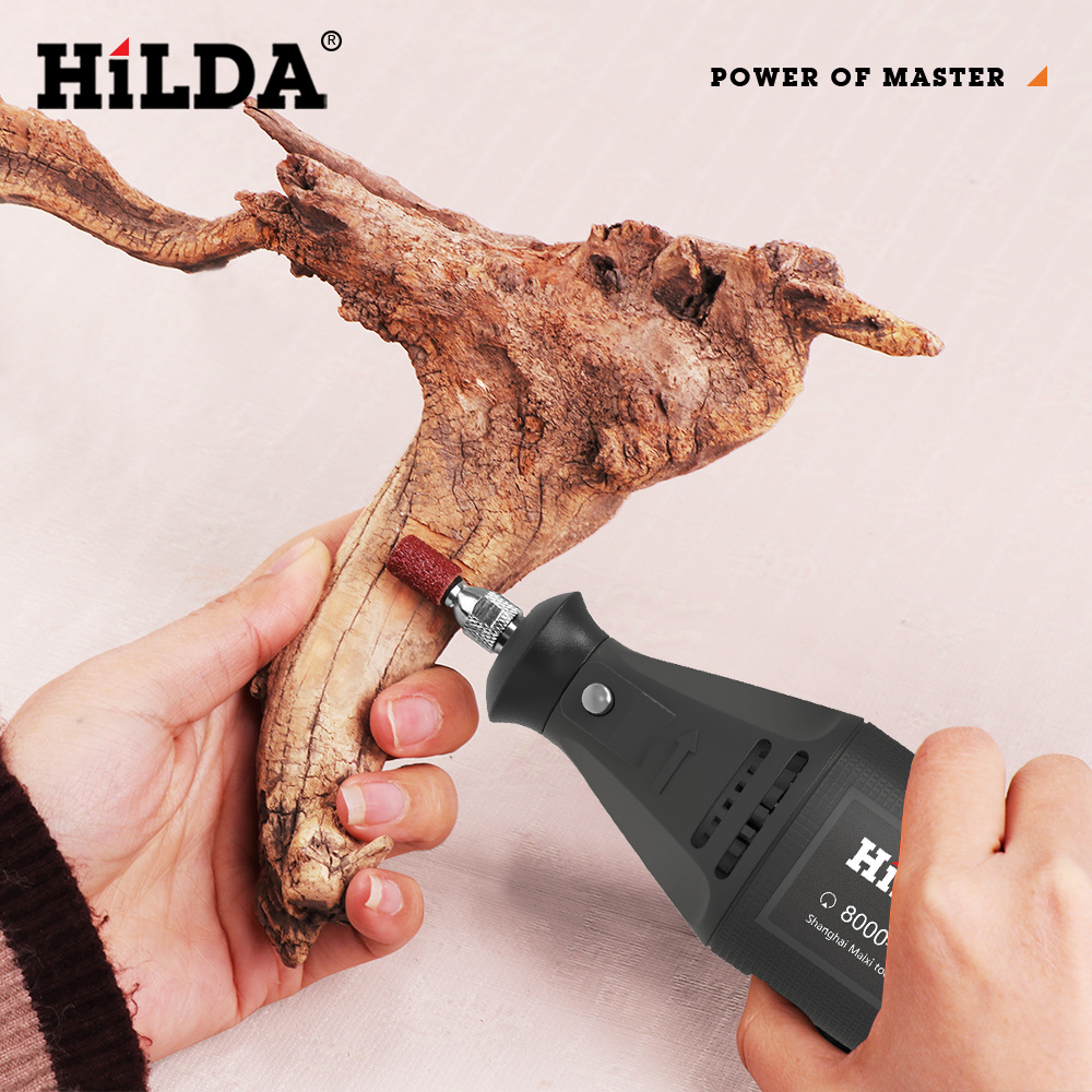 HILDA 220V Electric Drill Grinder Engraver Pen Grinder Mini Drill Electric Rotary Tool Grinding Machine Accessories