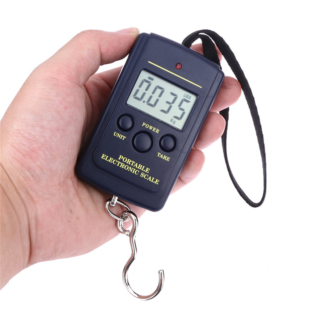 High Accuracy Portable Digital Scale 40kg Capacity 10g Precision Multifunctional Backlit Display Ideal for Travel Fishing Outdoor