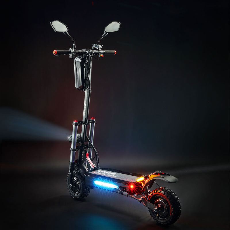 [US DIRECT] Teewing X4 60V 33Ah 5600W Dual Motor 11 Inch Electric Scooter 62KM Range 200KG Max Load