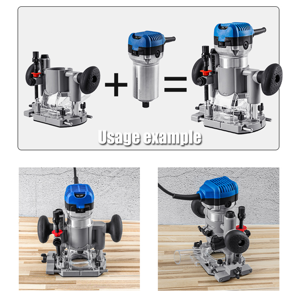 Multi-Function For Trimming Machine Press-in Base Electric Wood Milling Incline Base Slotted Woodworking tool Woodworking Tool