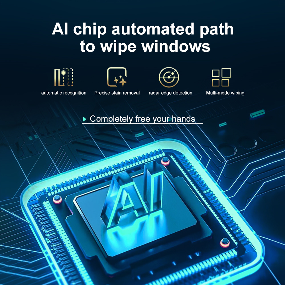 A robot egyszerű, egygombos indítása.