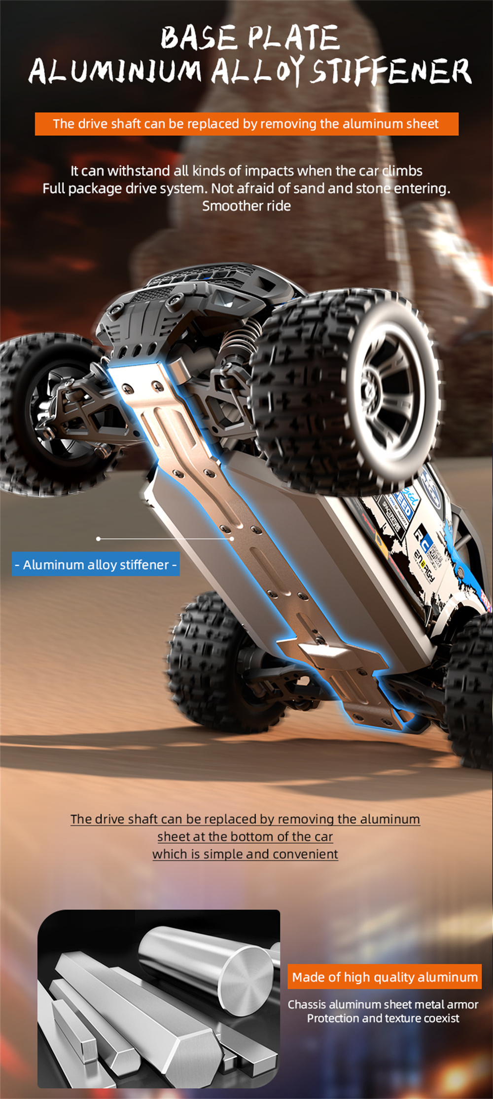 SCY & THE LINK 18102 1/18 2.4G 4WD High Speed RC Car Vehicle Models Full Proportional Control W/ Light