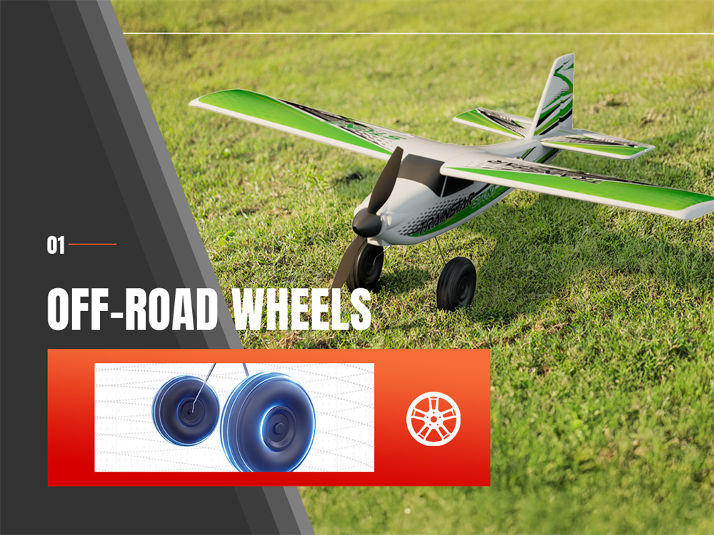 VolantexRC Trainstar Stunt 76804 500mm Wingspan 2.4G 4CH With 6-axis Gyro Brushless EPP RC Airplane Trainer Fixed Wing RTF