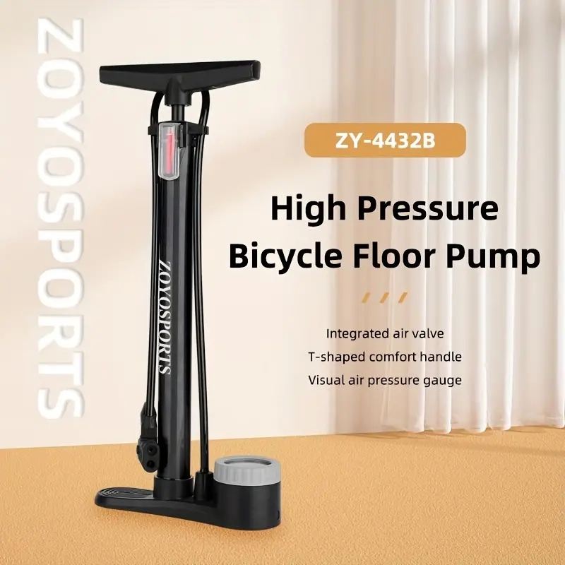 2023 New 160PSI High Pressure Bike Air Pump Mechanic Hardware Bicycle Inflator with Measure Display for Cycling