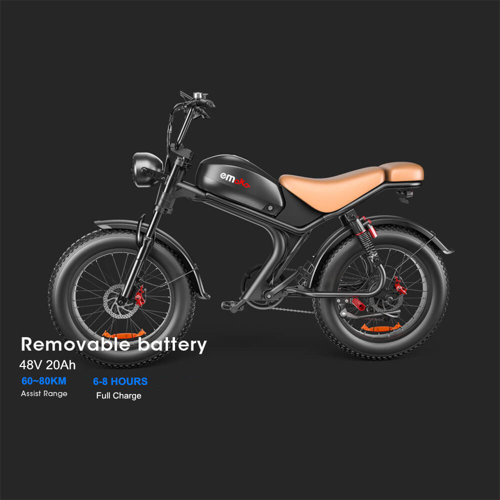 Emoko C93 - motorszerű kerékpár olcsón 1000 wattal 1