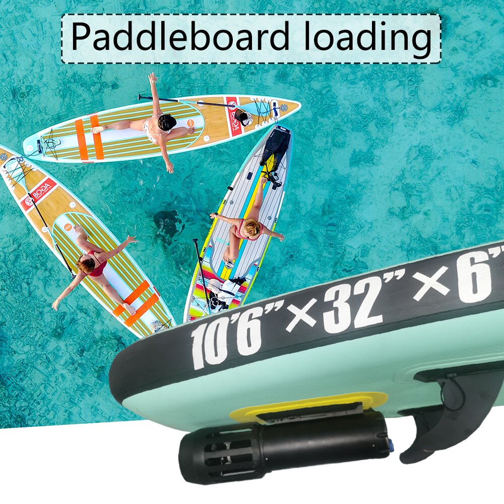 Inflatable Surfboard Set with Propeller Oxygen Tank Seaside Beach Water-skiing Surfboard Pulp Board Water Sport PVC Surfing Paddle Board