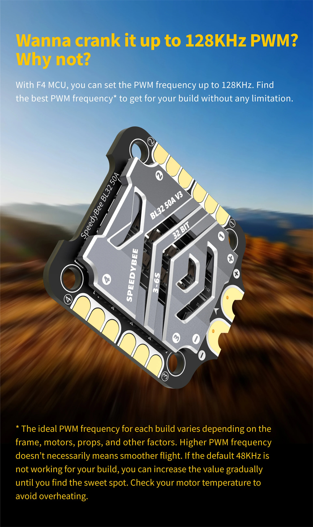 30.5x30.5mm SpeedyBee F7 V3 Flight Controller BL32 50A 4in1 ESC 3-6S Stack for FPV Racing RC Drone