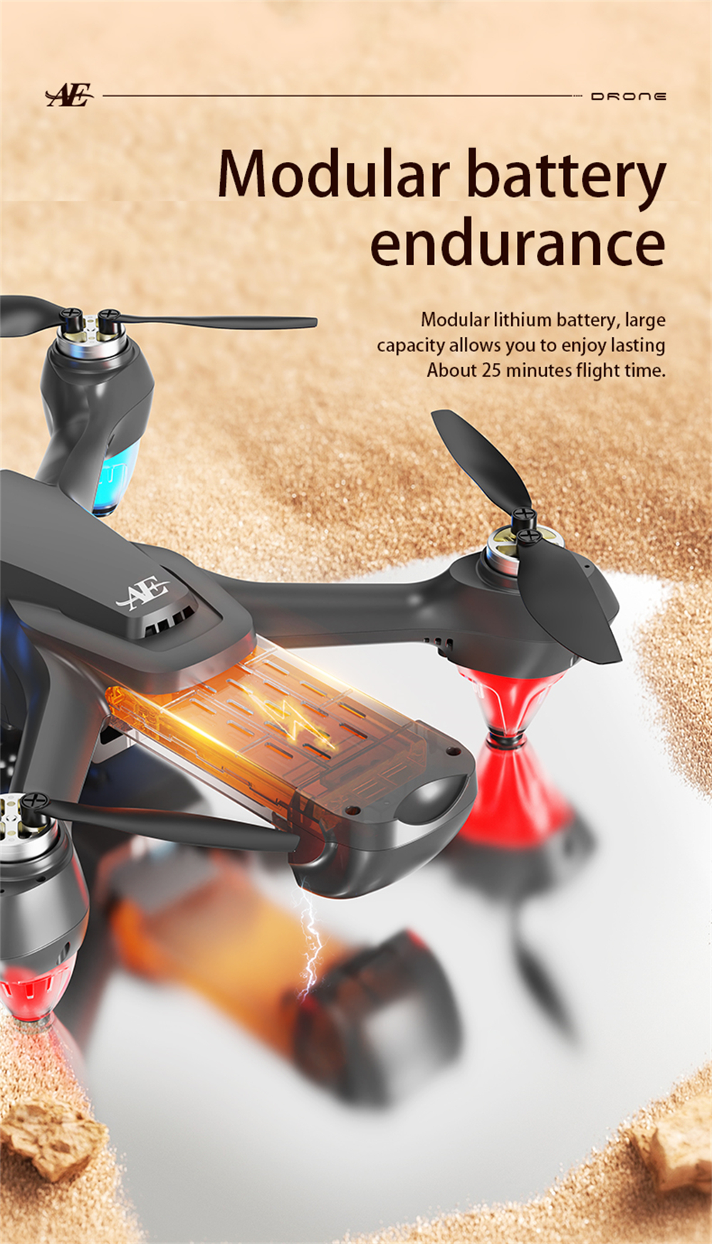 AE9 GPS 5G WiFi FPV with 5.9inch LCD Screen Controller HD Dual Camera Optical Flow Positioning LED Light Brushless 2.4G Remote Control RC Drone Quadcopter RTF