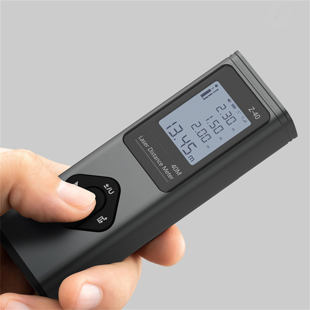 RONGUAN 40-meter Digital Laser Rangefinder Distance Meter Measure Tool Laser Casting Instrument Angle Meter