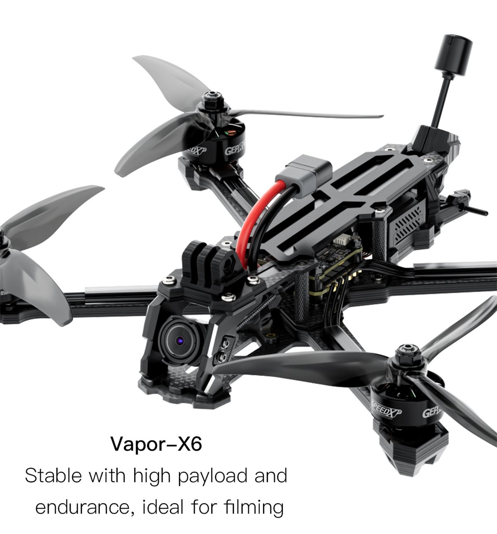 GEPRC Vapor X5 230mm 5 Inch 6S GPS Freestyle RC FPV Racing Drone PNP BNF with DJI O3 Digital Air Unit / Runcam Link WASP