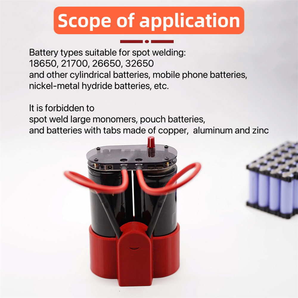 Farad Capacitor Spot Welder OLED Display 2.7V 3000F Spots Welding Machine 99 Gears Semi-automatic Weld Tool Dual Type C Charging