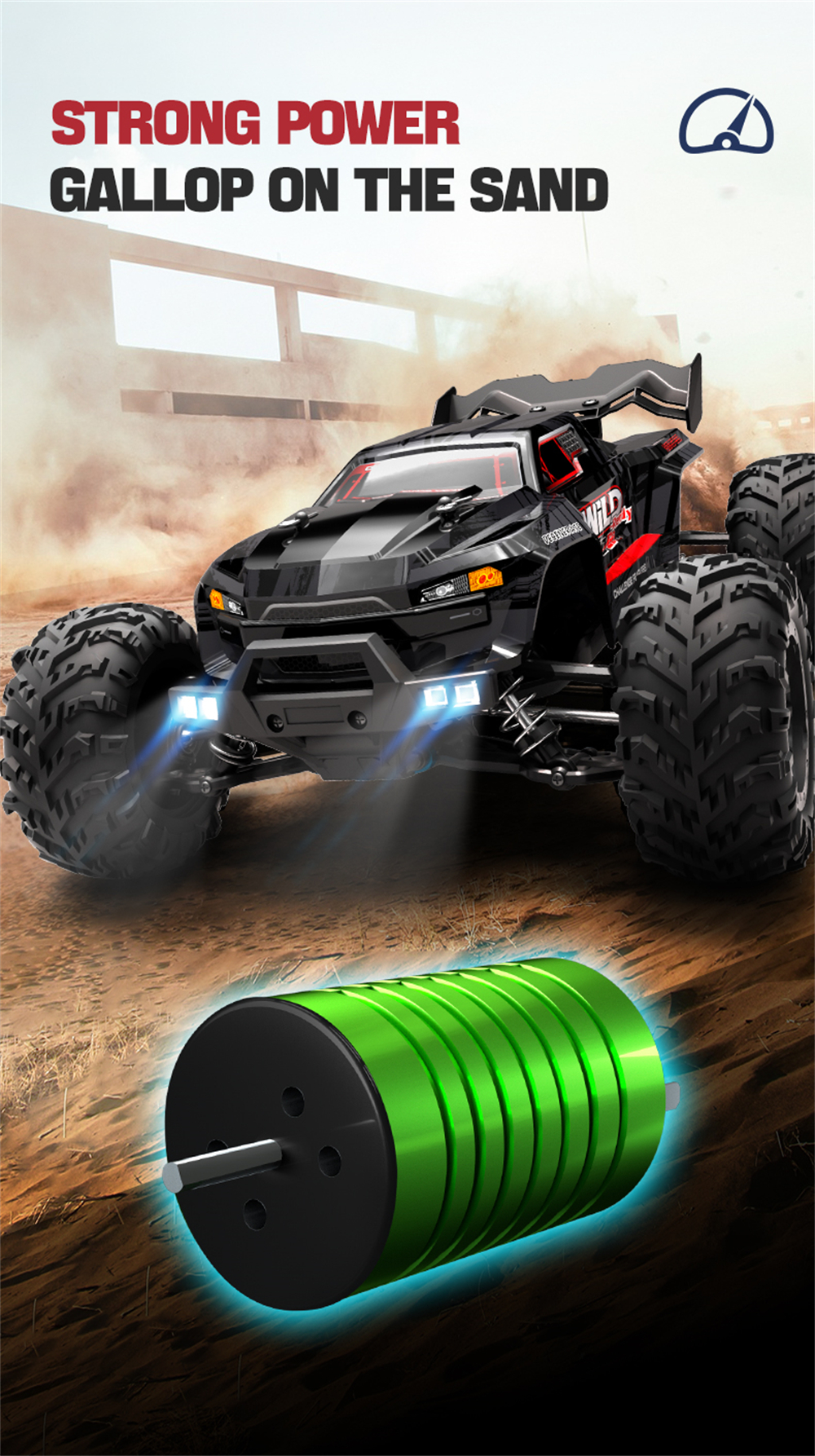 JJRC Q117-B 1/16 2.4G 4WD High Speed RC Car Brushless Motor RC Racing Car Drift Off Road Vehicle Gift Toy 70 KM/h