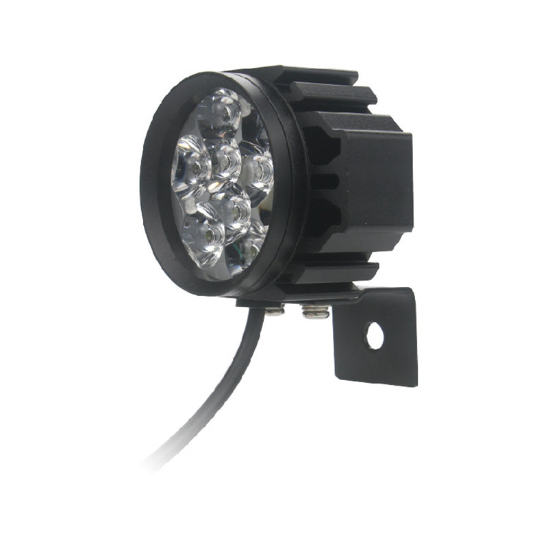 36-48V 9W Wide Voltage Highlight Spotlight Headlamp Horn Electric Bike Electric Scooter Motorcycle Horn Headlight