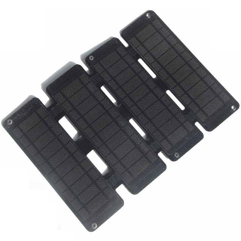 14W 5V ETFE Solar Panel Outdoor Portable Folding Bag Panel Duals USB Output Solar Mobile Phone Mobile Powers Chargers Panel