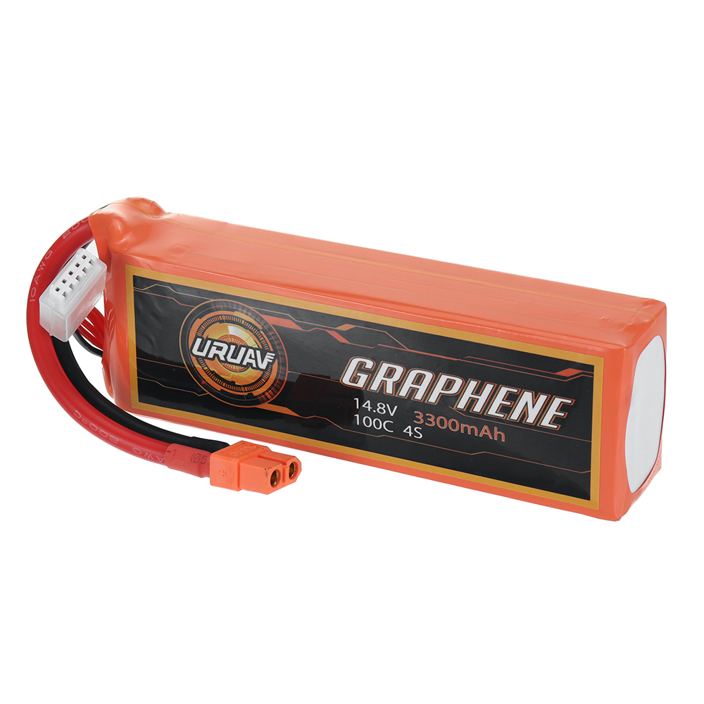 URUAV GRAPHENE Power 14.8V 3300mAh 100C 4S LiPo Battery XT60 Plug for RC Drone