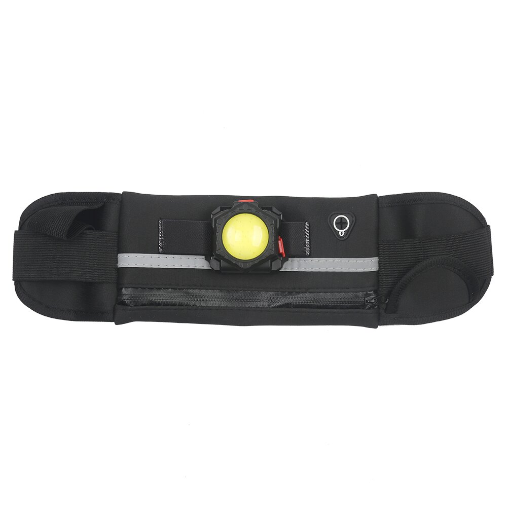 5W Multifunctional Night Running Headlamp Folding Waist Bag Light Wrist Light COB Riding Light Camping Tent Lamp