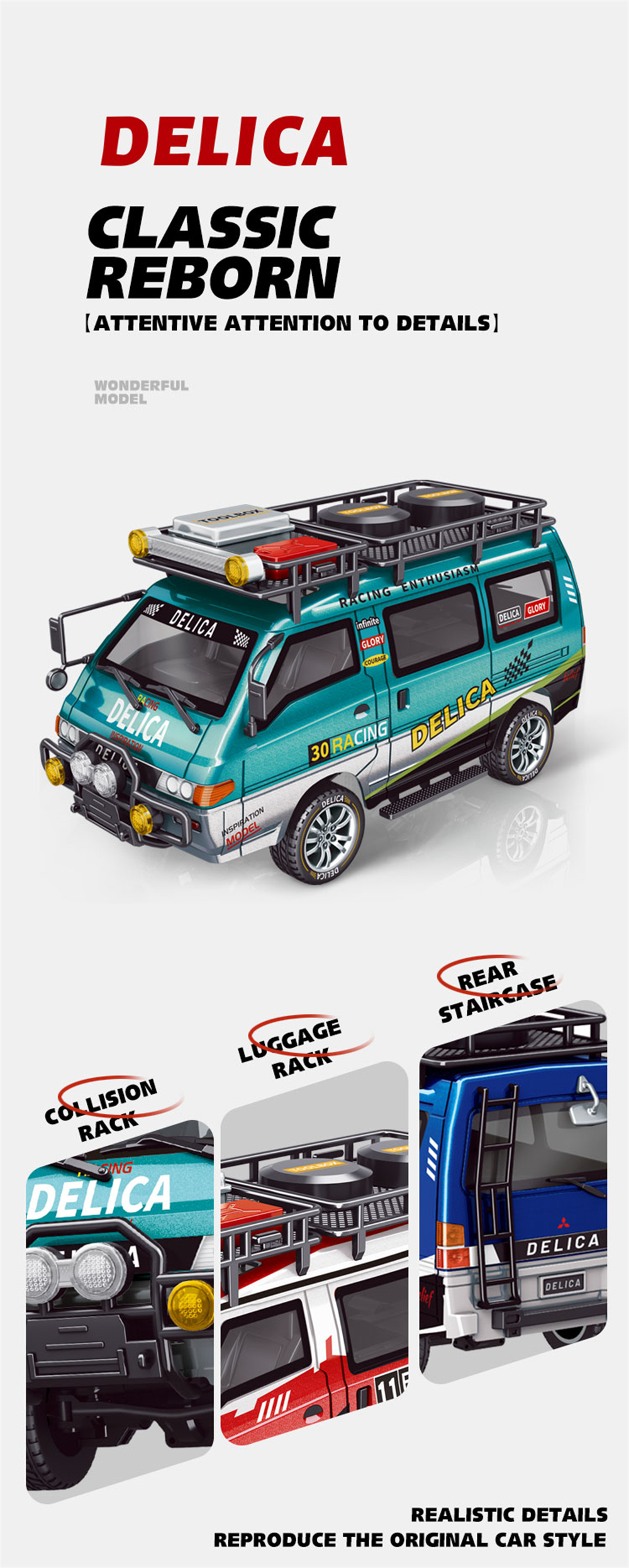 SG Pinecone Forest JXC5813B 1/24 2.4G 3CH 4WD RTR DELICA RC Car Vehicle Models Full Proportional Control