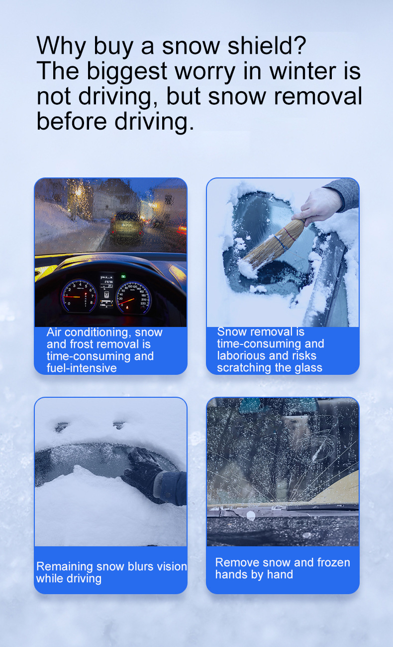 Autoscheiben-Abdeckung, Sonnenschutz, Schutz vor Frost, Schnee und