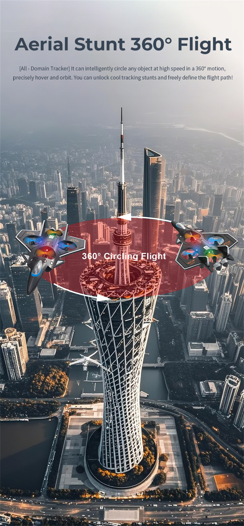 JJRC H130 2.4G EPP Foam Glider Altitude Hold Mode 360° Roll Turbofans Motors 4CH LED RC Toy Gift Remote Control Drone Airplane Quadcopter Stunt Fighter RTF