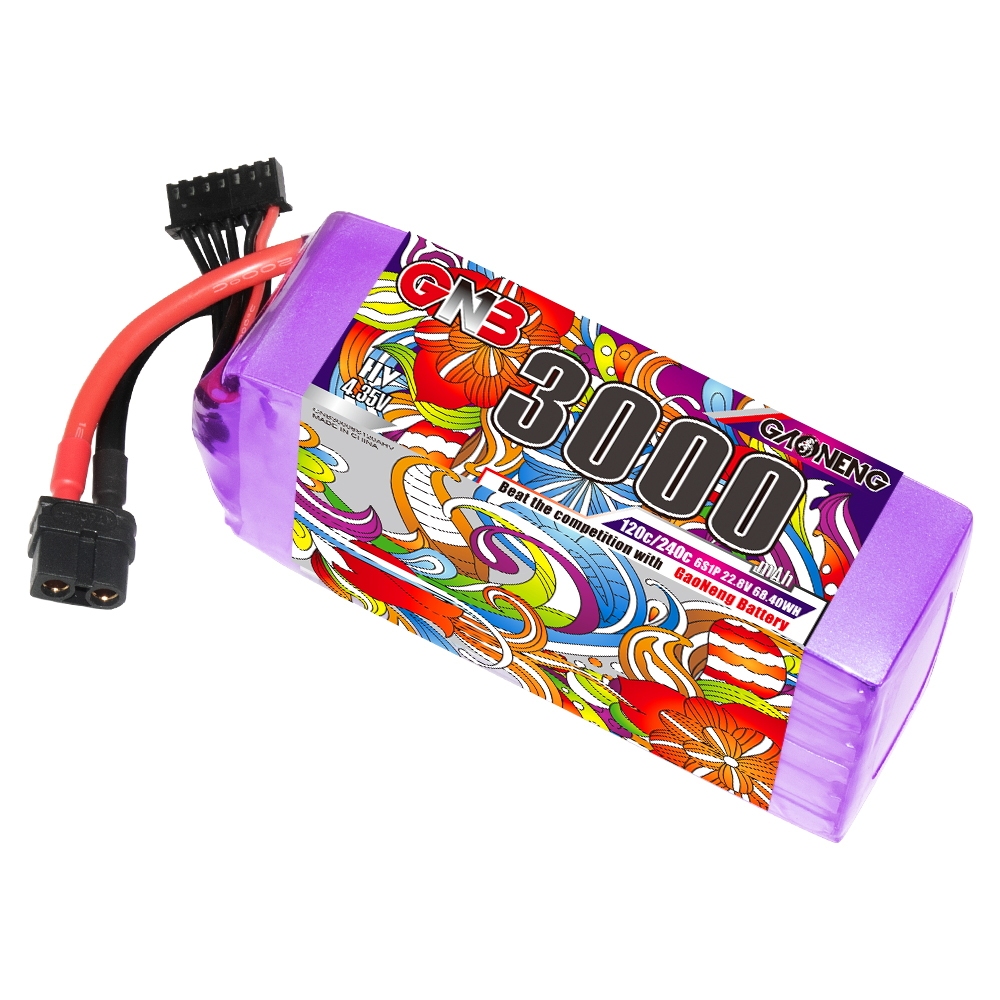 Gaoneng GNB 22.8V 3000mAh 120C 6S LiHV Battery XT60 / XT90 Plug for Blade Scimitar LRX Quad E-flite Airplane RC Boat