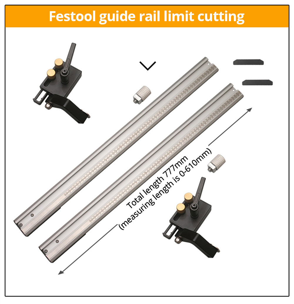 Wnew Precision Guide Rail Limit Cutting  Robust and Versatile Tool for Precise Smooth Cutting Ideal for Woodworking Projects