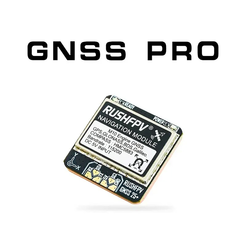 Распродажа RUSHFPV GNSS PRO UBX NMEA M10 Dual Protocol GPS модуль с  встроенной керамической антенной и компасом 5883 для RC самолета,  автомобиля, FPV гонок Drone - Banggood Русский Mobile