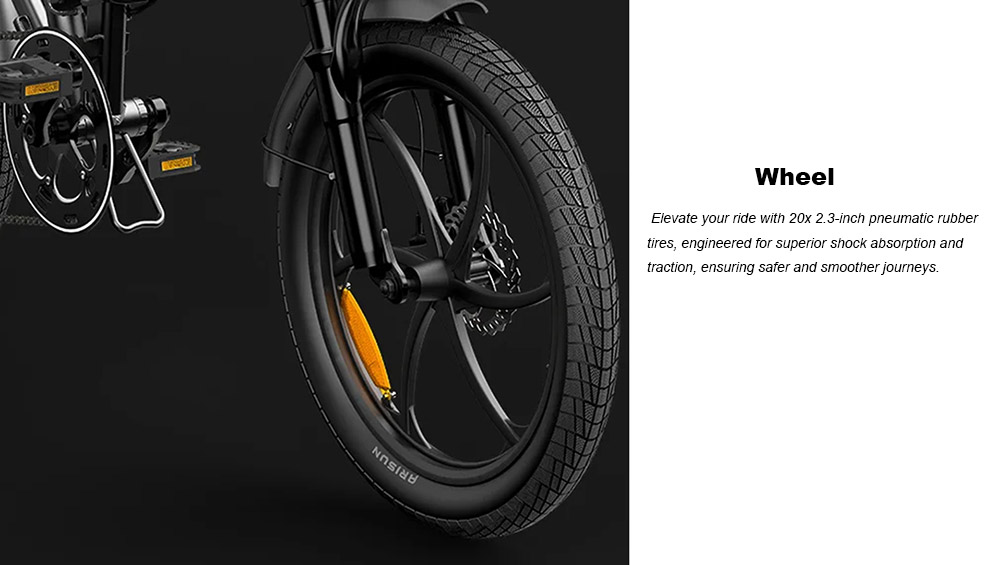[EU DIRECT] PVY Z20 MAX Electric Bike 36V 15AH+10.6AH Dual Batteries 250W Motor Top Speed 25KM/H 20inch Tires 200KM Max Mileage 150KG Max Load Folding Electric Bicycle