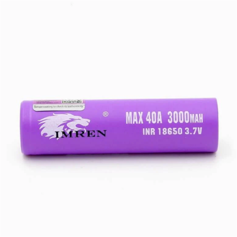 [USA Direct] 10/20/40Pcs IMREN 40A 3000mAh High Power 18650 Battery 3.7V Rechargeable Lithium-ion Cells For Flashlights RC Toys Home Tools E-bike